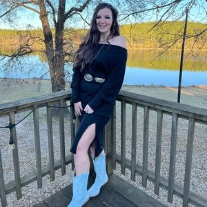 Black off the Shoulder Dress